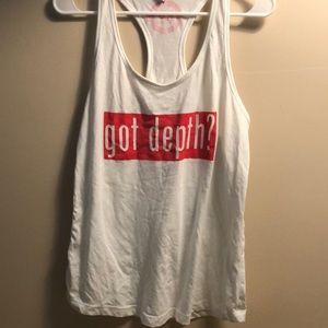Girls who powerlift Got Depth? Tank